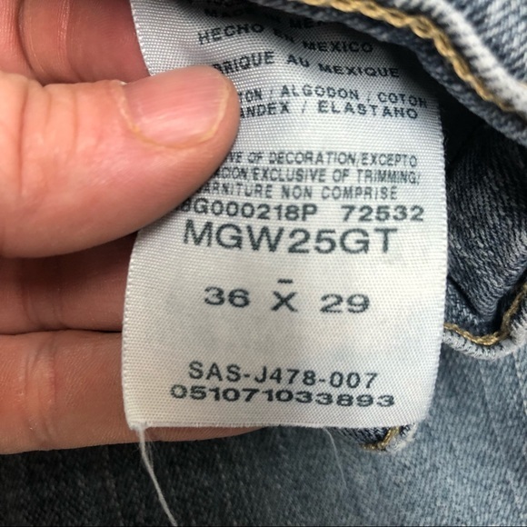 Wrangler 36x29 Regular Fit Straight Leg Men’s Jeans - Picture 6 of 7